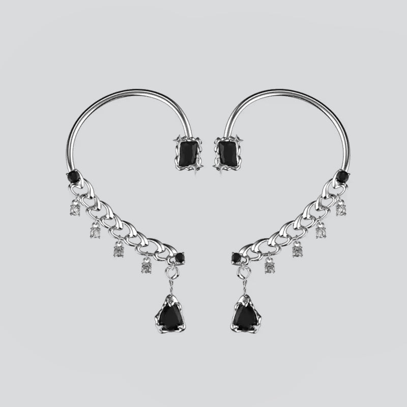 Midnight Orbit Ear Cuff - AKAK BODYJEWELRY - ear - tunnel