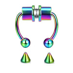 Non - Piercing Magnetic Nose Piercing - AKAK BODYJEWELRY - ear - tunnel