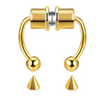 Non - Piercing Magnetic Nose Piercing - AKAK BODYJEWELRY - ear - tunnel