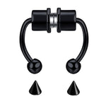 Non - Piercing Magnetic Nose Piercing - AKAK BODYJEWELRY - ear - tunnel