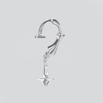 Orbit Platinum Lip Cuff - AKAK BODYJEWELRY - ear - tunnel