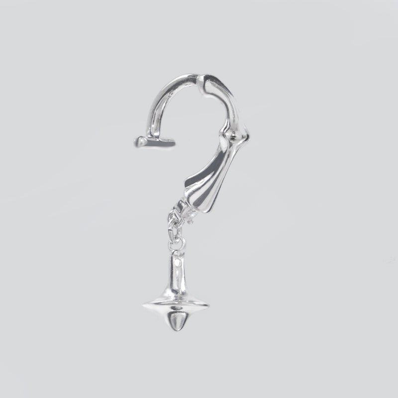 Orbit Platinum Lip Cuff - AKAK BODYJEWELRY - ear - tunnel