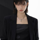 Orbit Platinum Lip Cuff - AKAK BODYJEWELRY - ear - tunnel