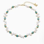 Pearl Serenity Chain Necklace - AKAK BODYJEWELRY - ear - tunnel