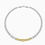 Prism Luxe Gradient Zirconia Chain Necklace - AKAK BODYJEWELRY - ear - tunnel