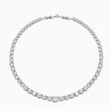 Prism Luxe Gradient Zirconia Chain Necklace - AKAK BODYJEWELRY - ear - tunnel