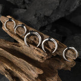 Punk Cowhorn Nose Piercing - AKAK BODYJEWELRY - ear - tunnel