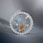 Radiance of Life Moissanite 14K Ear Gauge Tunnel (2Pcs) - AKAK BODYJEWELRY - ear - tunnel