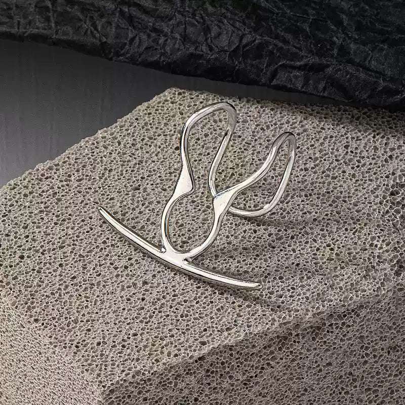 Rebel Noir Lip Cuff - AKAK BODYJEWELRY - ear - tunnel