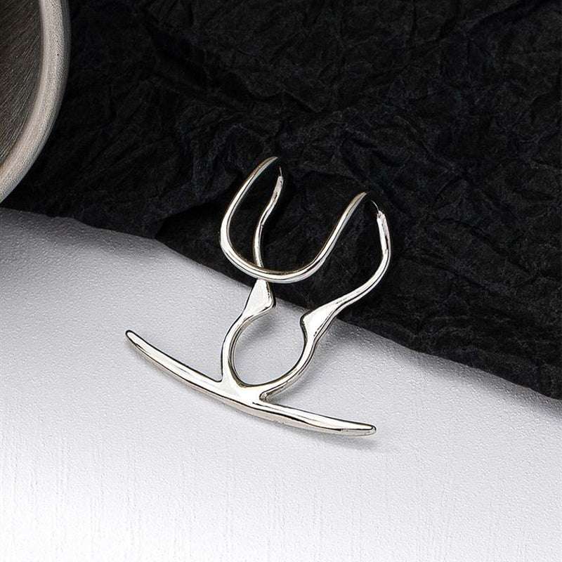 Rebel Noir Lip Cuff - AKAK BODYJEWELRY - ear - tunnel