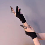 Revenant Skull Knuckle Ring - AKAK BODYJEWELRY - ear - tunnel