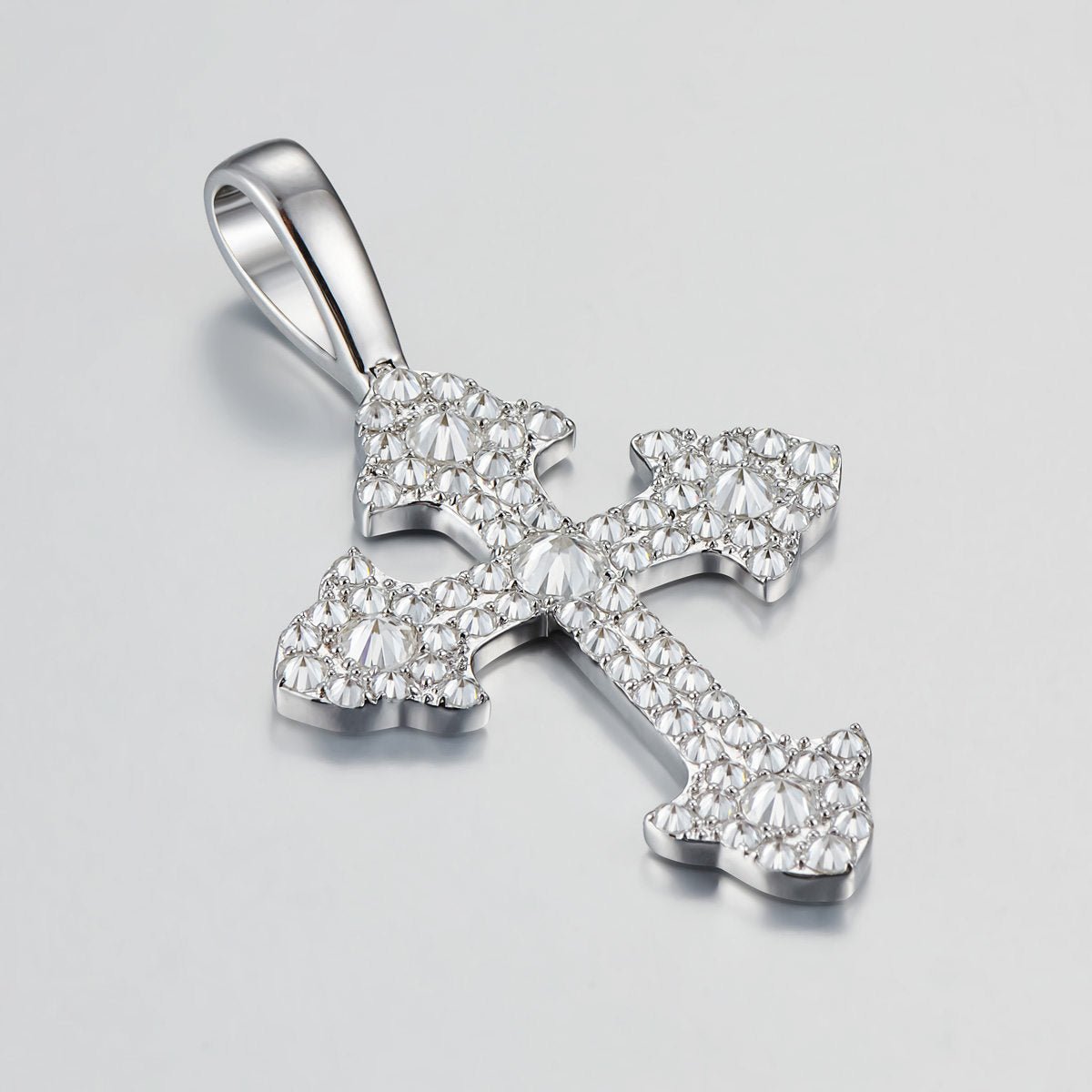 Reverse - Set D Color Moissanite Chain Necklace - AKAK BODYJEWELRY - ear - tunnel