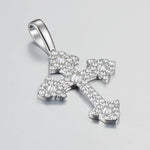 Reverse - Set D Color Moissanite Chain Necklace - AKAK BODYJEWELRY - ear - tunnel