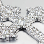 Reverse - Set D Color Moissanite Chain Necklace - AKAK BODYJEWELRY - ear - tunnel