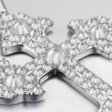 Reverse - Set D Color Moissanite Chain Necklace - AKAK BODYJEWELRY - ear - tunnel