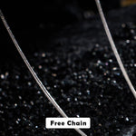 Reverse - Set D Color Moissanite Chain Necklace - AKAK BODYJEWELRY - ear - tunnel