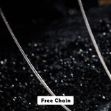 Reverse - Set D Color Moissanite Chain Necklace - AKAK BODYJEWELRY - ear - tunnel