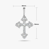 Reverse - Set D Color Moissanite Chain Necklace - AKAK BODYJEWELRY - ear - tunnel