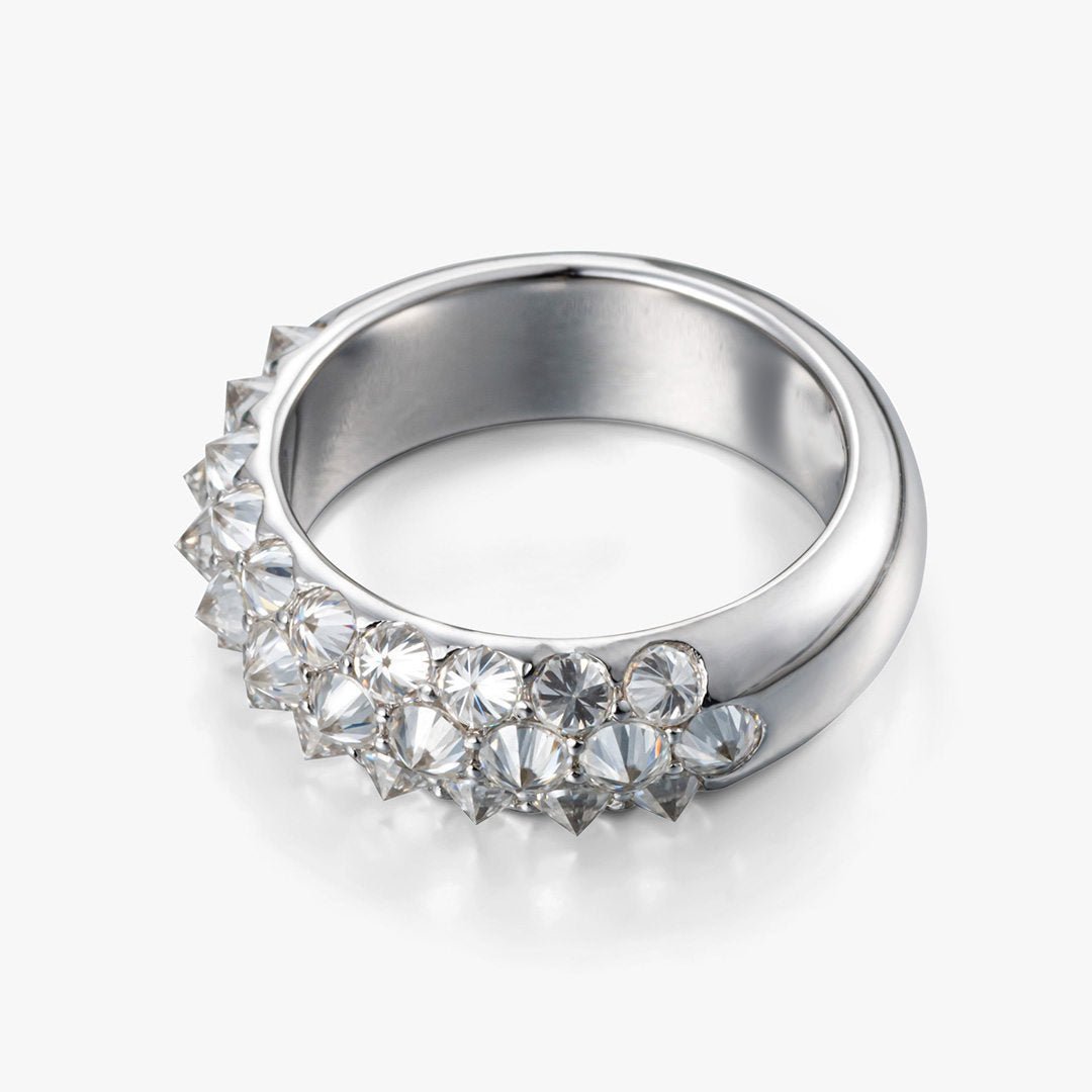 Reverse - Set D Color Moissanite(2.5ct) Ring - AKAK BODYJEWELRY - ear - tunnel