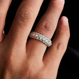 Reverse - Set D Color Moissanite(2.5ct) Ring - AKAK BODYJEWELRY - ear - tunnel