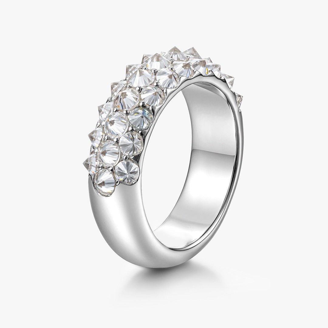 Reverse - Set D Color Moissanite(2.5ct) Ring - AKAK BODYJEWELRY - ear - tunnel