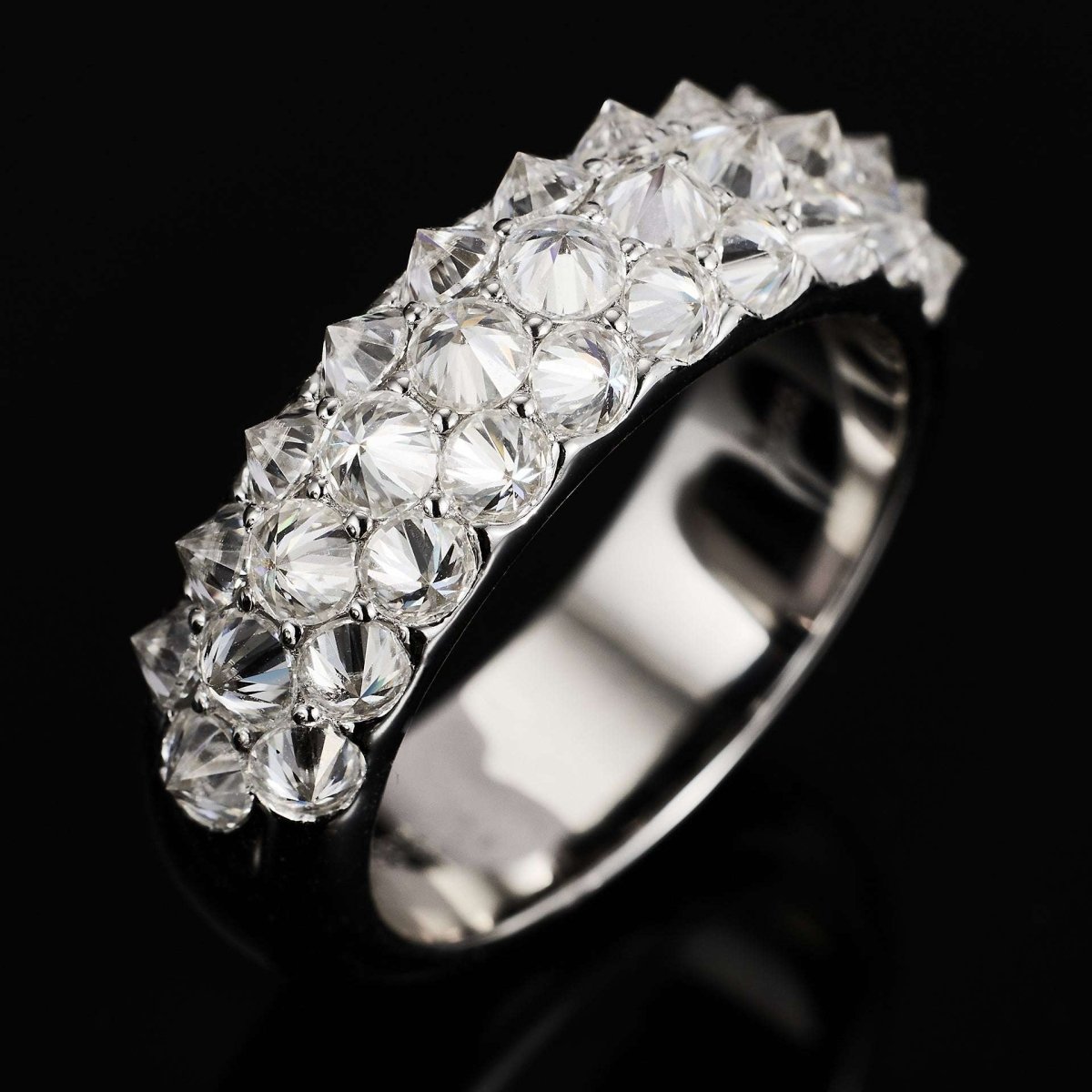 Reverse - Set D Color Moissanite(2.5ct) Ring - AKAK BODYJEWELRY - ear - tunnel