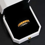 S925 4mm Moissanite Eternity Band Ring - AKAK BODYJEWELRY - ear - tunnel