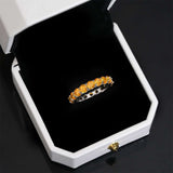 S925 4mm Moissanite Eternity Band Ring - AKAK BODYJEWELRY - ear - tunnel