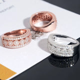 S925 Moissanite Architect Ring - AKAK BODYJEWELRY - ear - tunnel