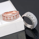 S925 Moissanite Architect Ring - AKAK BODYJEWELRY - ear - tunnel