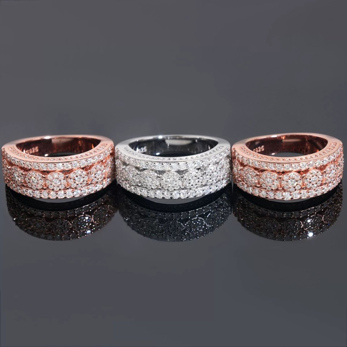 S925 Moissanite Architect Ring - AKAK BODYJEWELRY - ear - tunnel