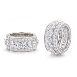 S925 Moissanite Band Ring - AKAK BODYJEWELRY - ear - tunnel