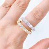 S925 Moissanite Circle Ring - AKAK BODYJEWELRY - ear - tunnel