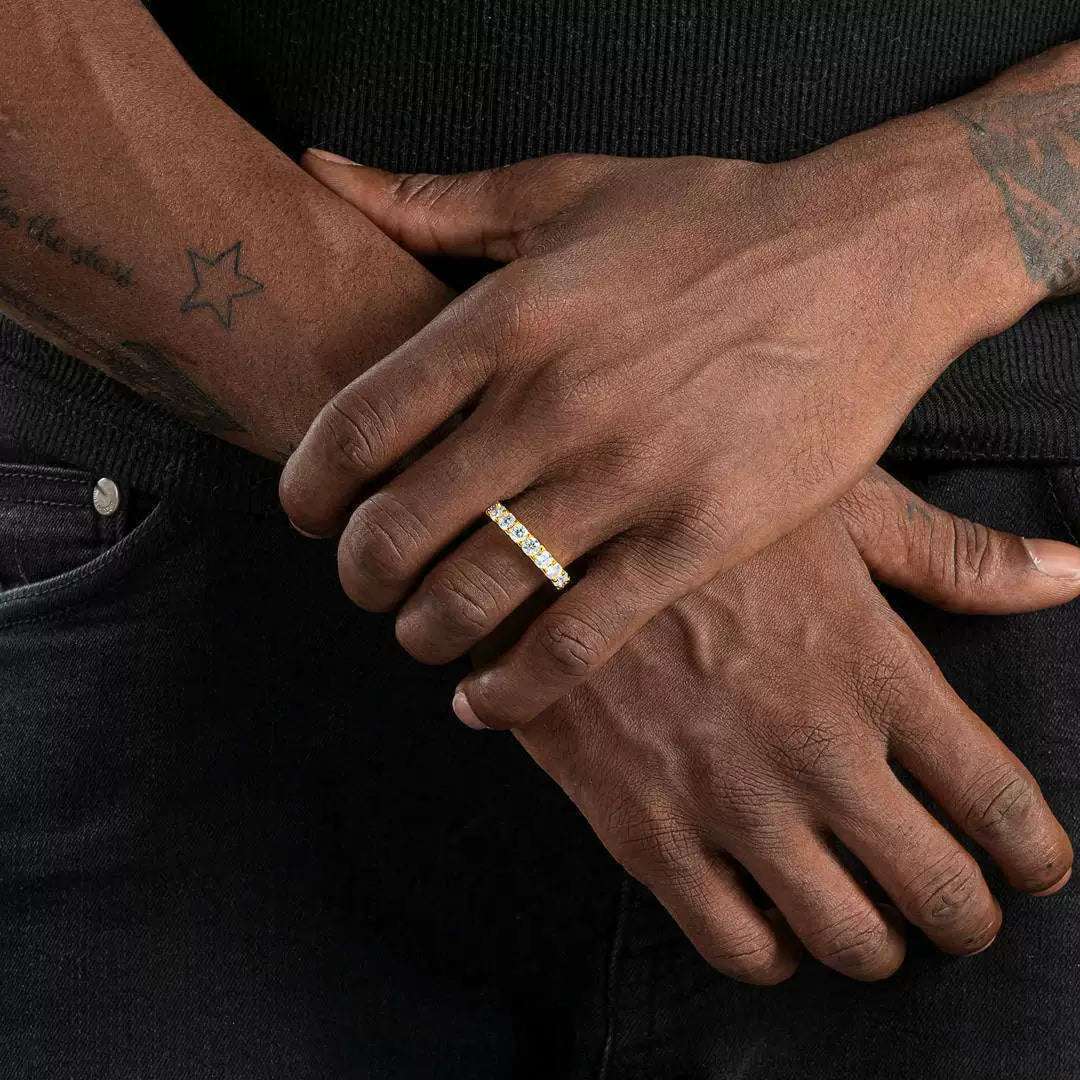 S925 Moissanite Clawset Ring - AKAK BODYJEWELRY - ear - tunnel