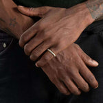 S925 Moissanite Glintline Ring - AKAK BODYJEWELRY - ear - tunnel