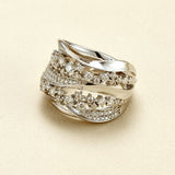 S925 Moissanite Royal Ring - AKAK BODYJEWELRY - ear - tunnel