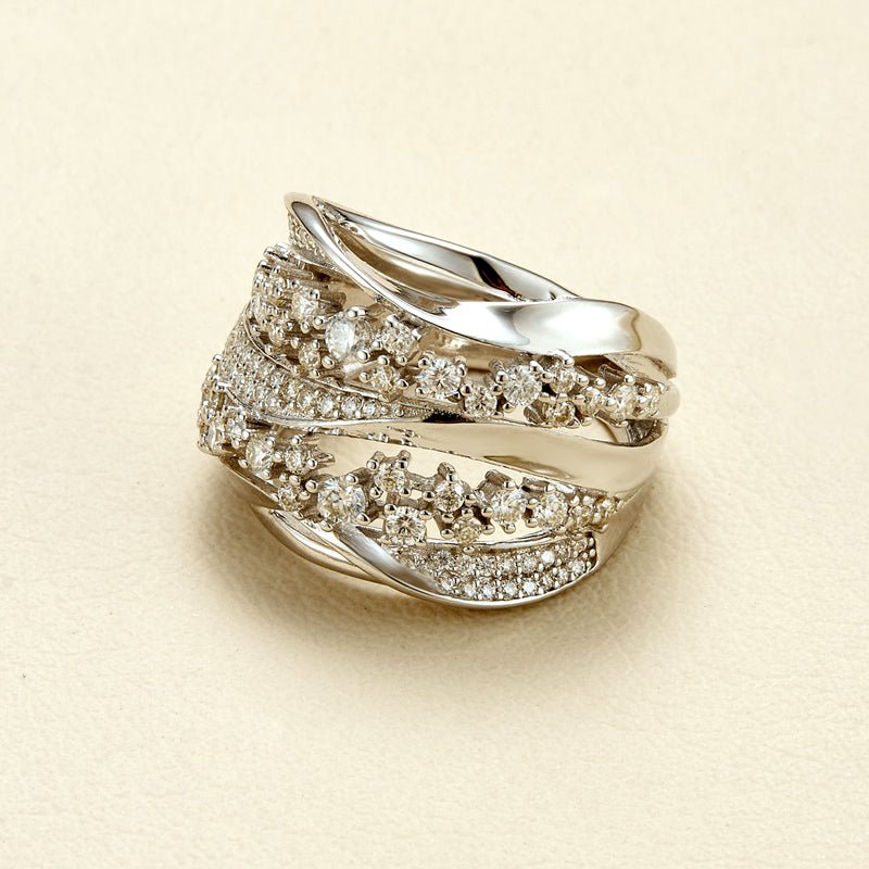 S925 Moissanite Royal Ring - AKAK BODYJEWELRY - ear - tunnel