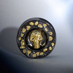 S925 Silver Celestial Skull Ear Plug(2pcs) - AKAK BODYJEWELRY - ear - tunnel