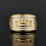 S925 Silver Crown Moissanite Ring - AKAK BODYJEWELRY - ear - tunnel