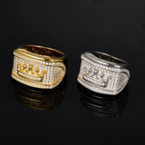 S925 Silver Crown Moissanite Ring - AKAK BODYJEWELRY - ear - tunnel