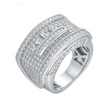 S925 Silver Crown Moissanite Ring - AKAK BODYJEWELRY - ear - tunnel