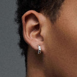 S925 Silver Eye of Horus Earrings Jewelry for Women Men - AKAK BODYJEWELRY - ear - tunnel