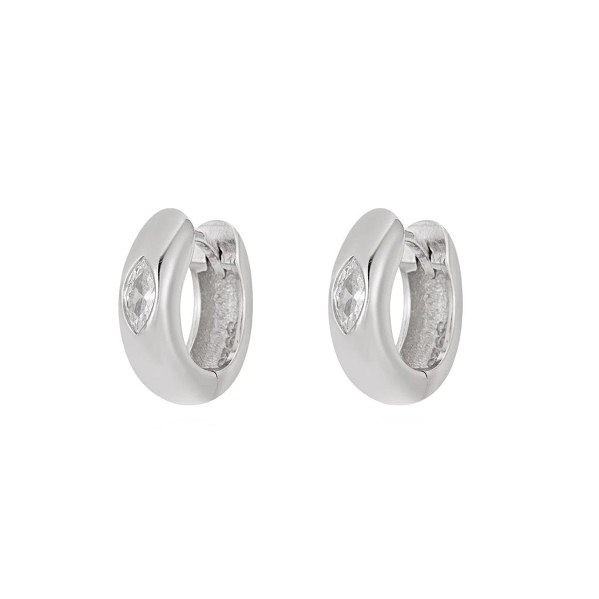 S925 Silver Eye of Horus Earrings Jewelry for Women Men - AKAK BODYJEWELRY - ear - tunnel