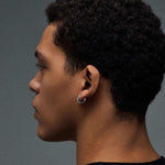 S925 Silver Eye of Horus Earrings Jewelry for Women Men - AKAK BODYJEWELRY - ear - tunnel