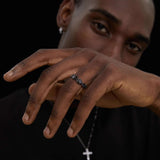 S925 Silver Lightning Bolt Zircon Ring - AKAK BODYJEWELRY - ear - tunnel