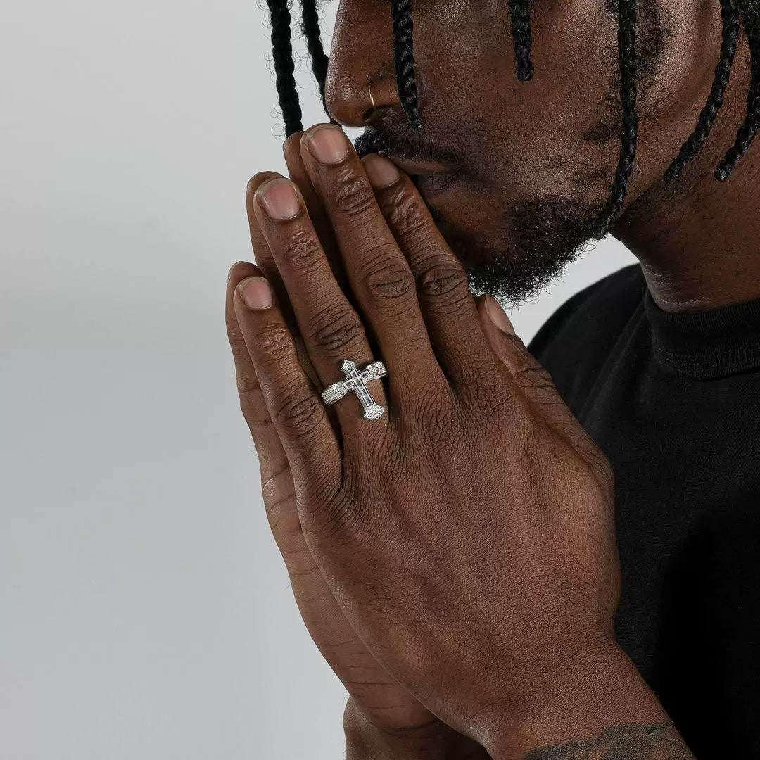 S925 Silver Moissanite Divine Ruin Ring - AKAK BODYJEWELRY - ear - tunnel