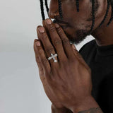 S925 Silver Moissanite Divine Ruin Ring - AKAK BODYJEWELRY - ear - tunnel