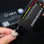 S925 Silver Moissanite Fully Inlaid Square Studs Earrings - AKAK BODYJEWELRY - ear - tunnel