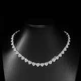 S925 Silver Moissanite Love Chain - AKAK BODYJEWELRY - ear - tunnel