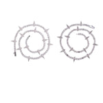 S925 Silver Moissanite Prism Thorn Necklace - AKAK BODYJEWELRY - Necklace